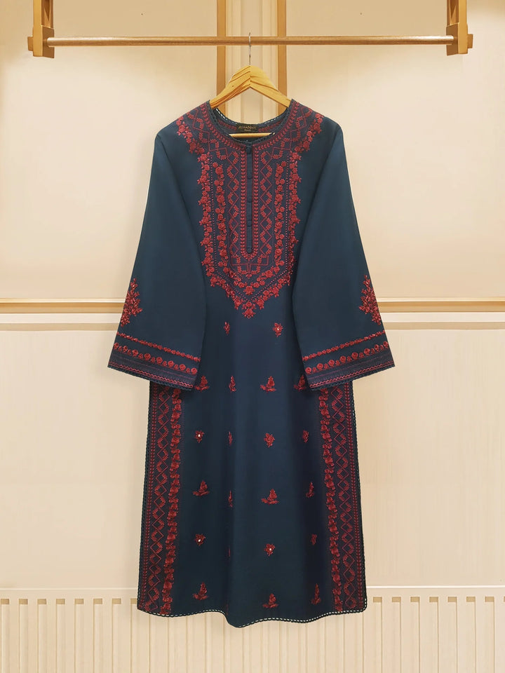 2 Piece - Embroidered Cambric Suit S108647