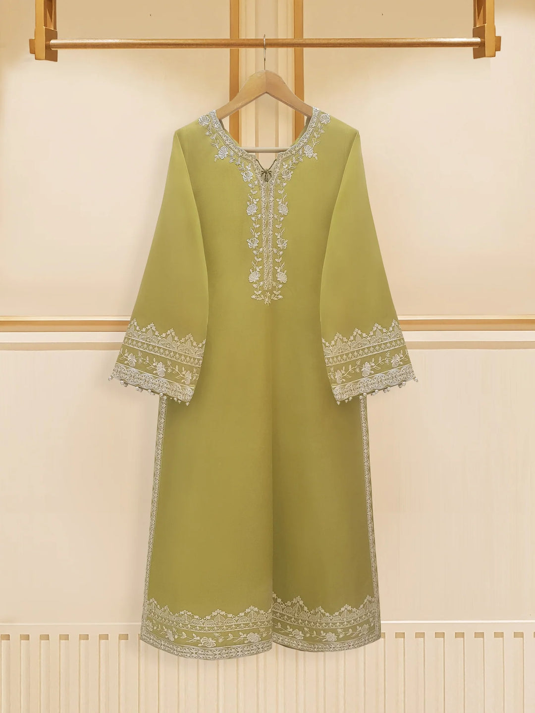 3 Piece - Embroidered Cambric Suit S108799