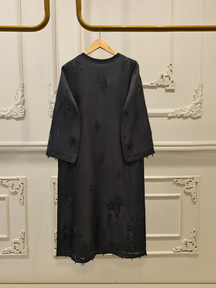 3 Piece - Pure Organza Embroidered Suit S111666