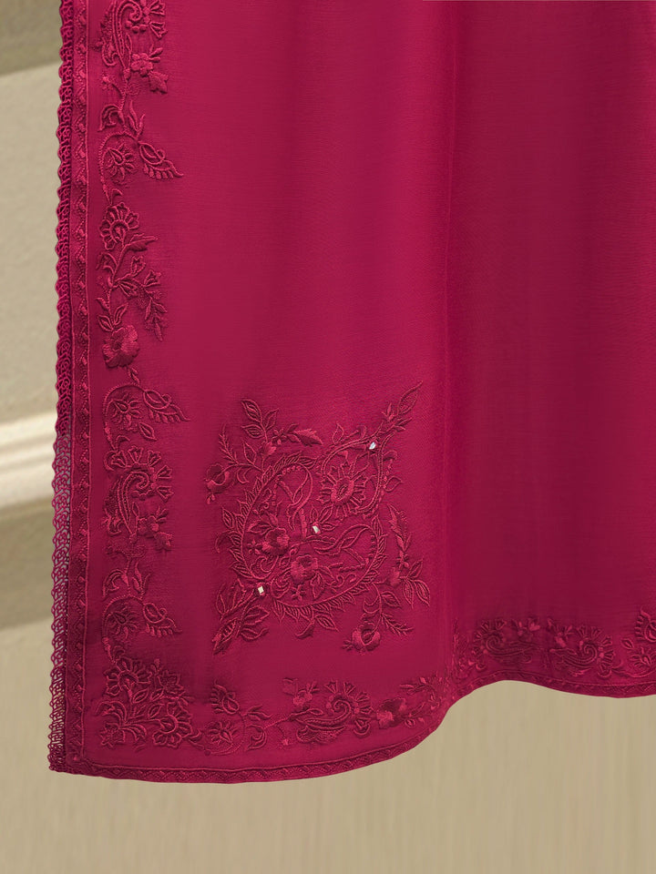 2 Piece - Embroidered Kora Cotton Silk Suit S111840
