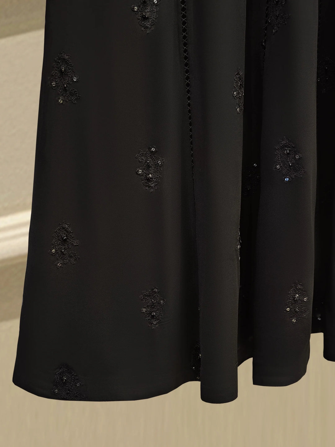3 Piece - Pure Chiffon Embroidered Frock S111882
