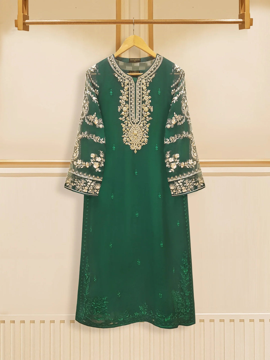 Three Piece - Embroidered Chiffon Suit S108613