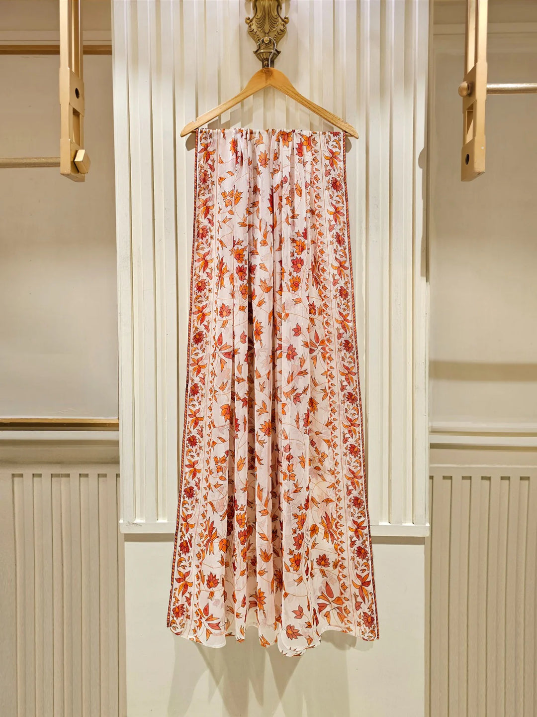 3 Piece - Pure Cotton Net Embroidered Suit S111341