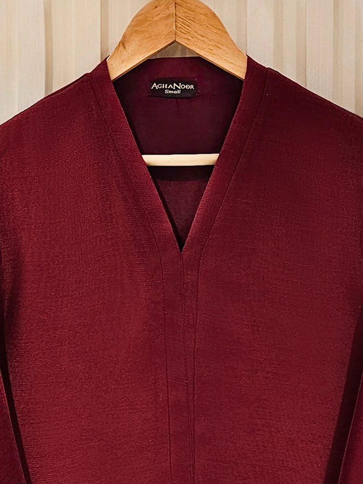 3 Piece - Pure Cotton Net Embroidered Suit S111408