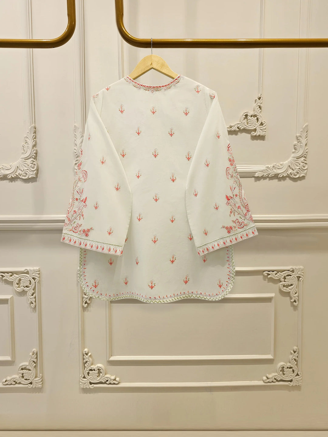 3 Piece - Embroidered Cambric Suit S112568