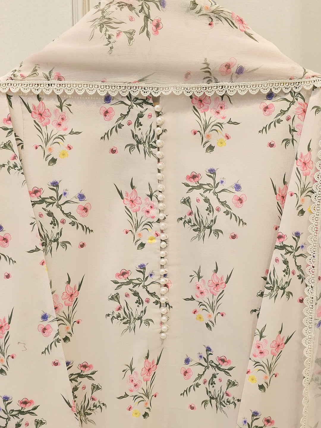 3 Piece - Digital Printed Cambric Suit S113020