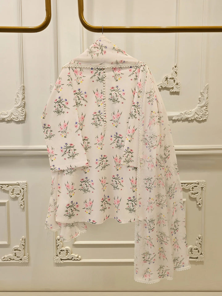 3 Piece - Digital Printed Cambric Suit S113020