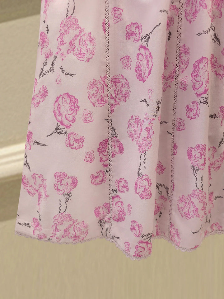 3 Piece - Digital Printed Cambric Suit S113073