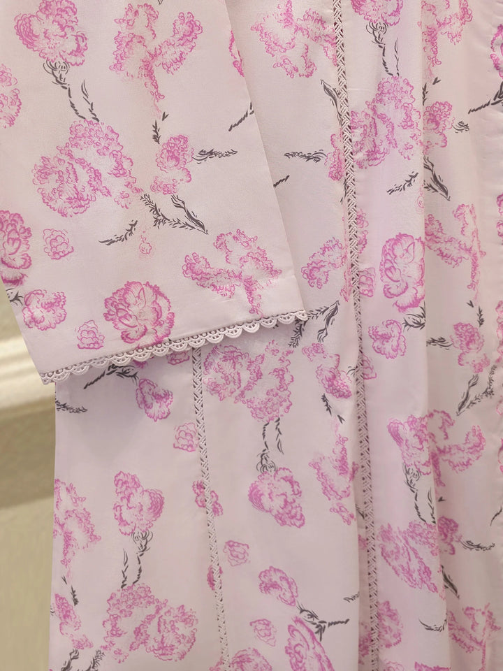 3 Piece - Digital Printed Cambric Suit S113073