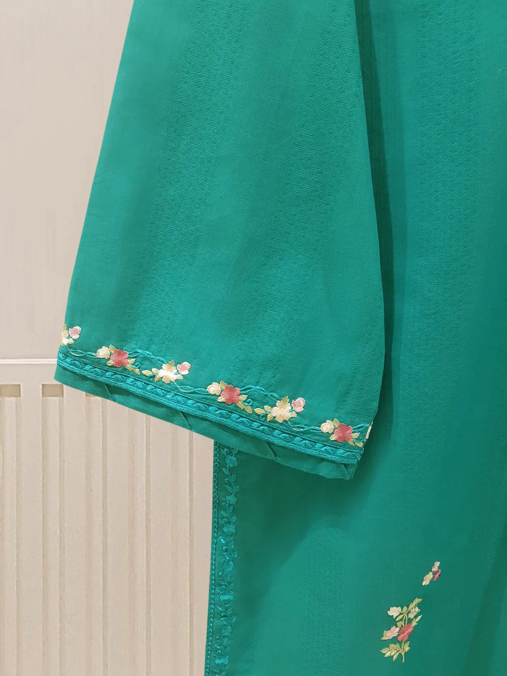 PURE EMBROIDERED JACQUARD LAWN SHIRT S106938