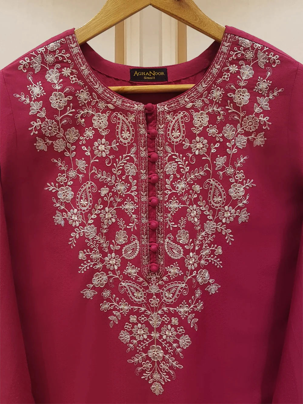 PURE EMBROIDERED JACQUARD LAWN SHIRT S106931