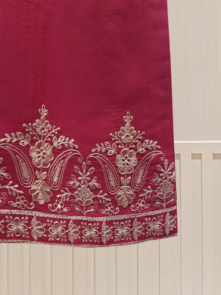 PURE EMBROIDERED JACQUARD LAWN SHIRT S106931