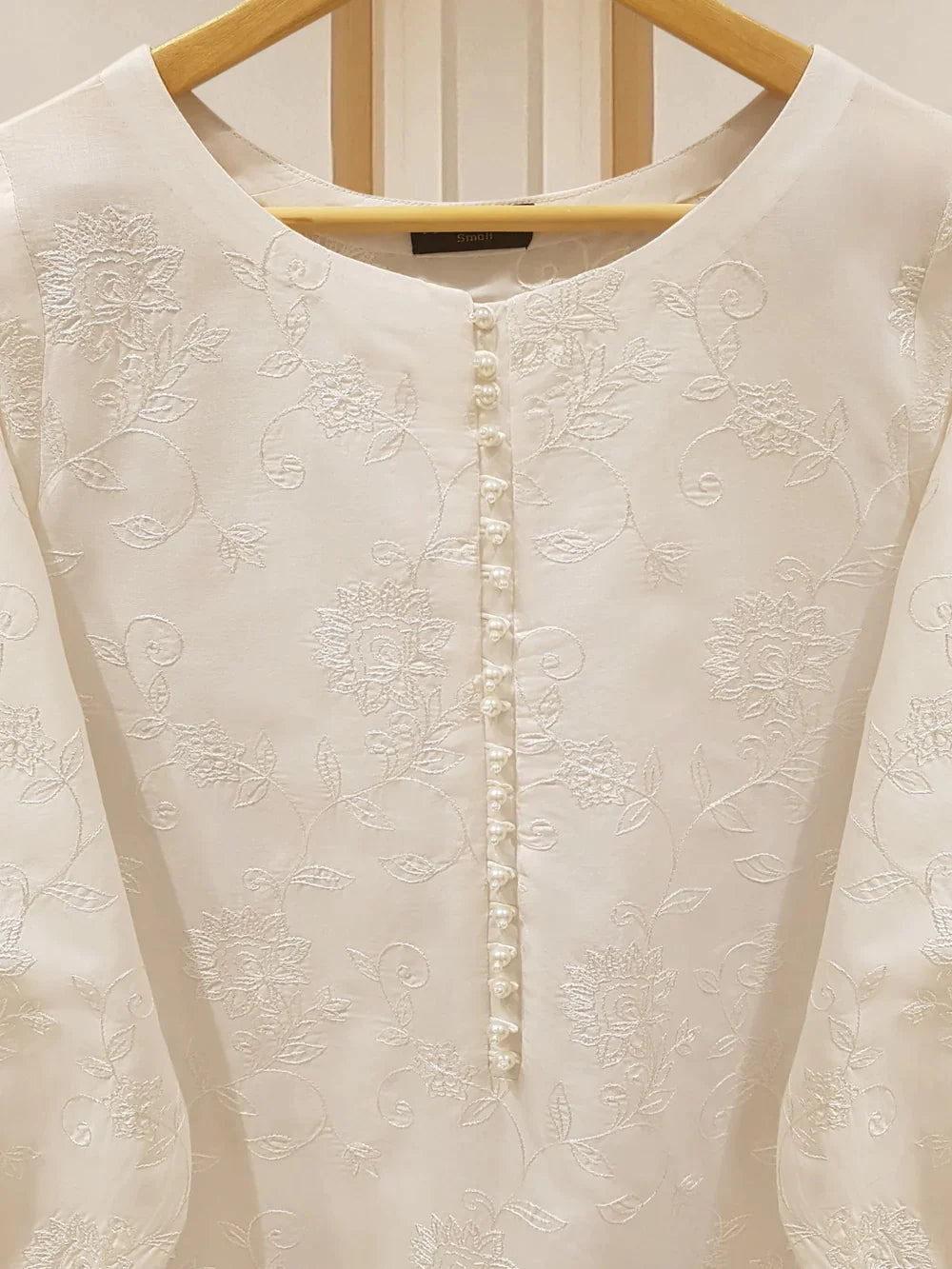 THREE PIECE PREMIUM EMBROIDERED PIMA CAMBRIC COTTON S106965