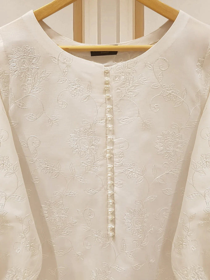 THREE PIECE PREMIUM EMBROIDERED PIMA CAMBRIC COTTON S106965