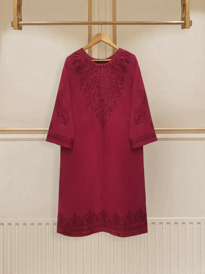 PREMIUM EMBROIDERED PIMA CAMBRIC COTTON SHIRT AND DUPATTA S107027