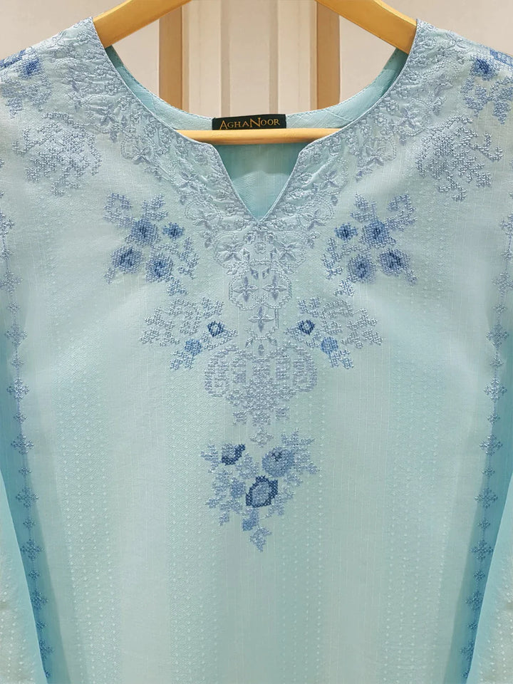 PURE EMBROIDERED JACQUARD LAWN SHIRT S107127