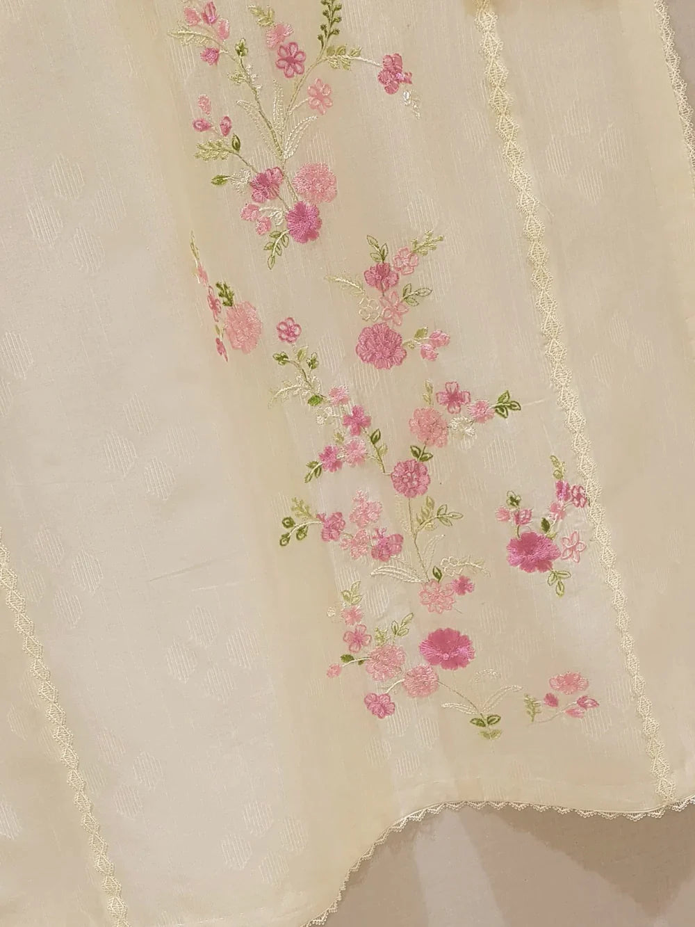 PURE EMBROIDERED JACQUARD LAWN SHIRT S107461
