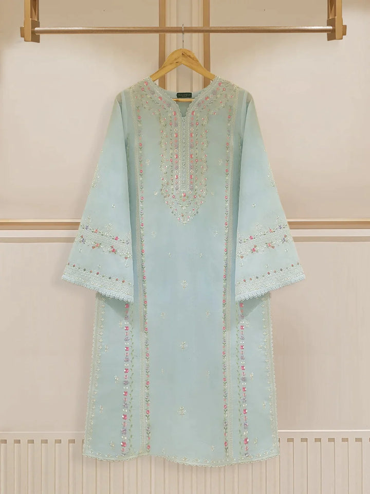 PURE EMBROIDERED JACQUARD LAWN SHIRT S107475
