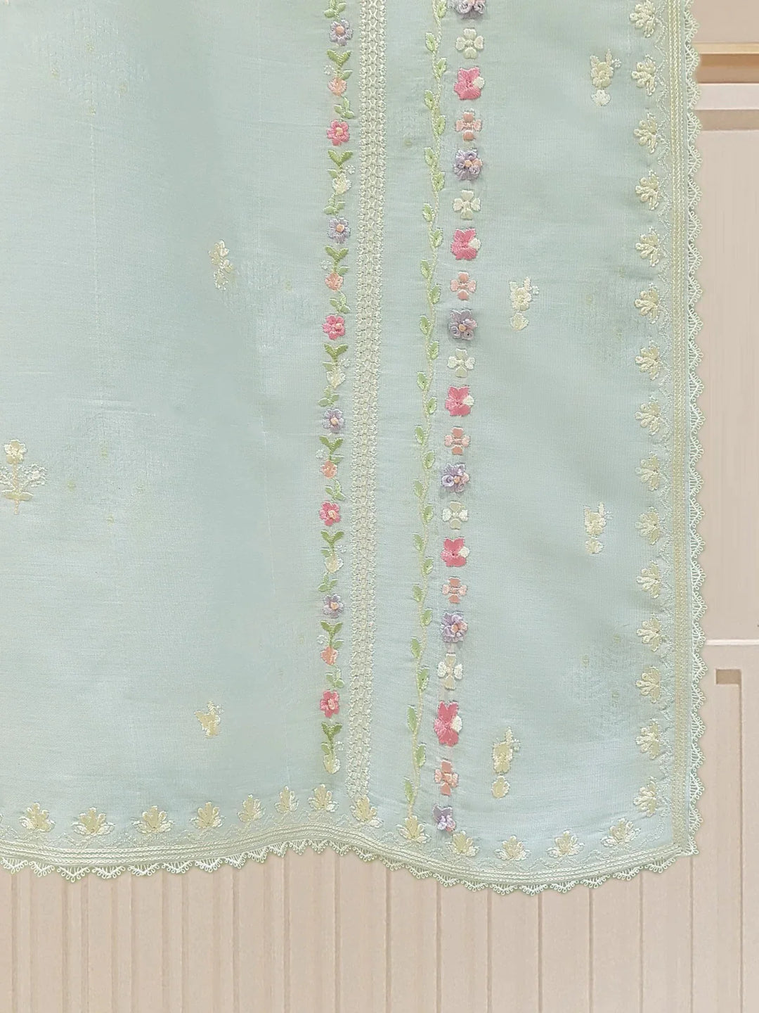 PURE EMBROIDERED JACQUARD LAWN SHIRT S107475