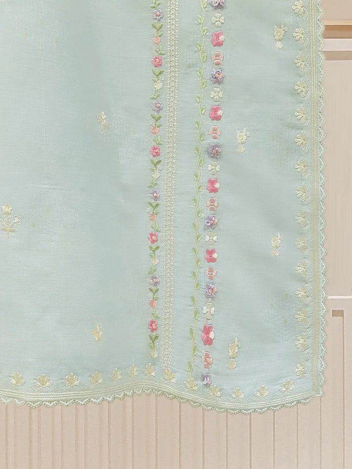 PURE EMBROIDERED JACQUARD LAWN SHIRT S107475