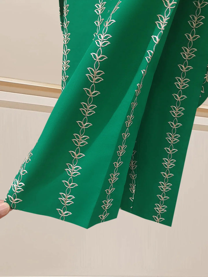 TWO PIECE 100% PIMA CAMBRIC COTTON SHIRT WITH PANT S107482