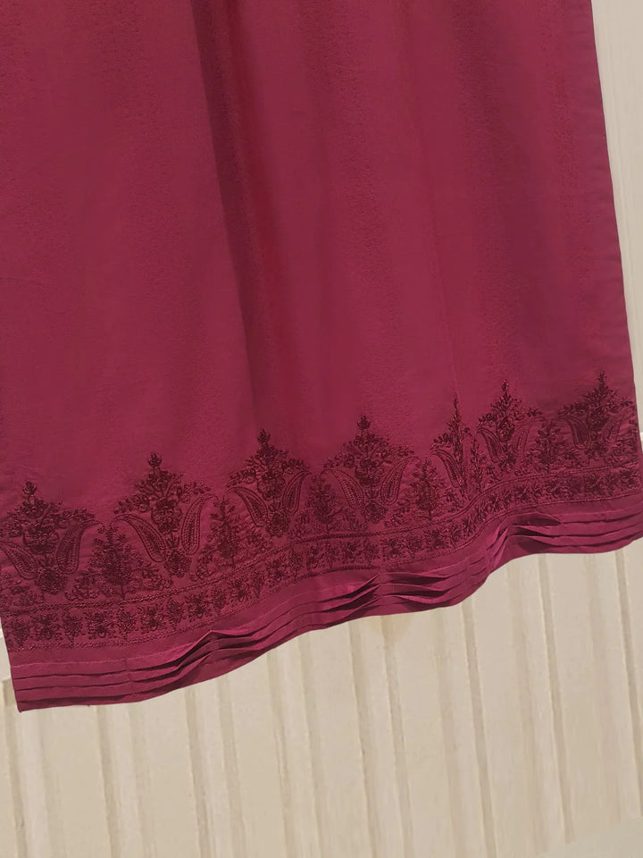 FINE JACQUARD EMBROIDERED SHIRT S107519