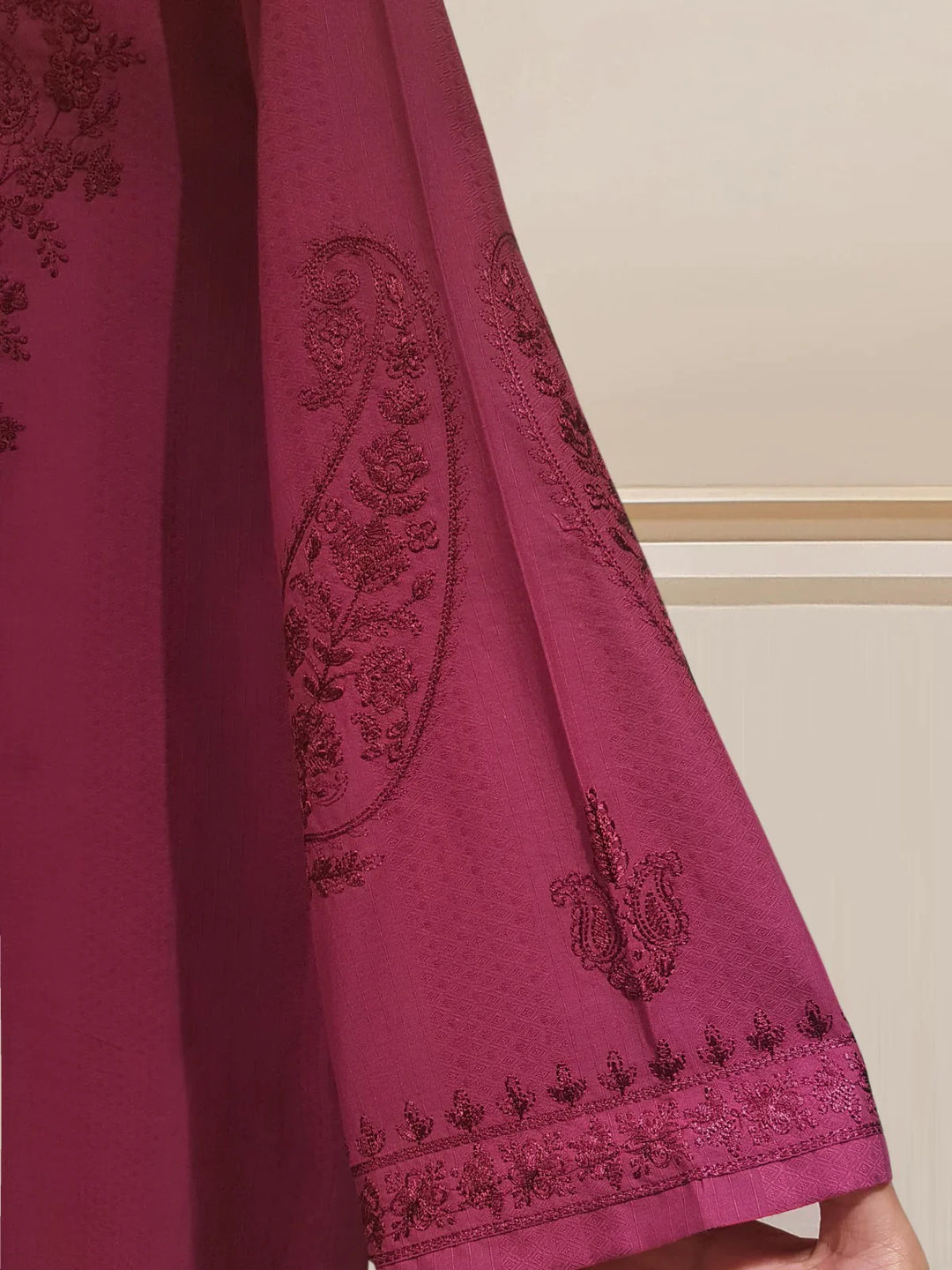 FINE JACQUARD EMBROIDERED SHIRT S107519