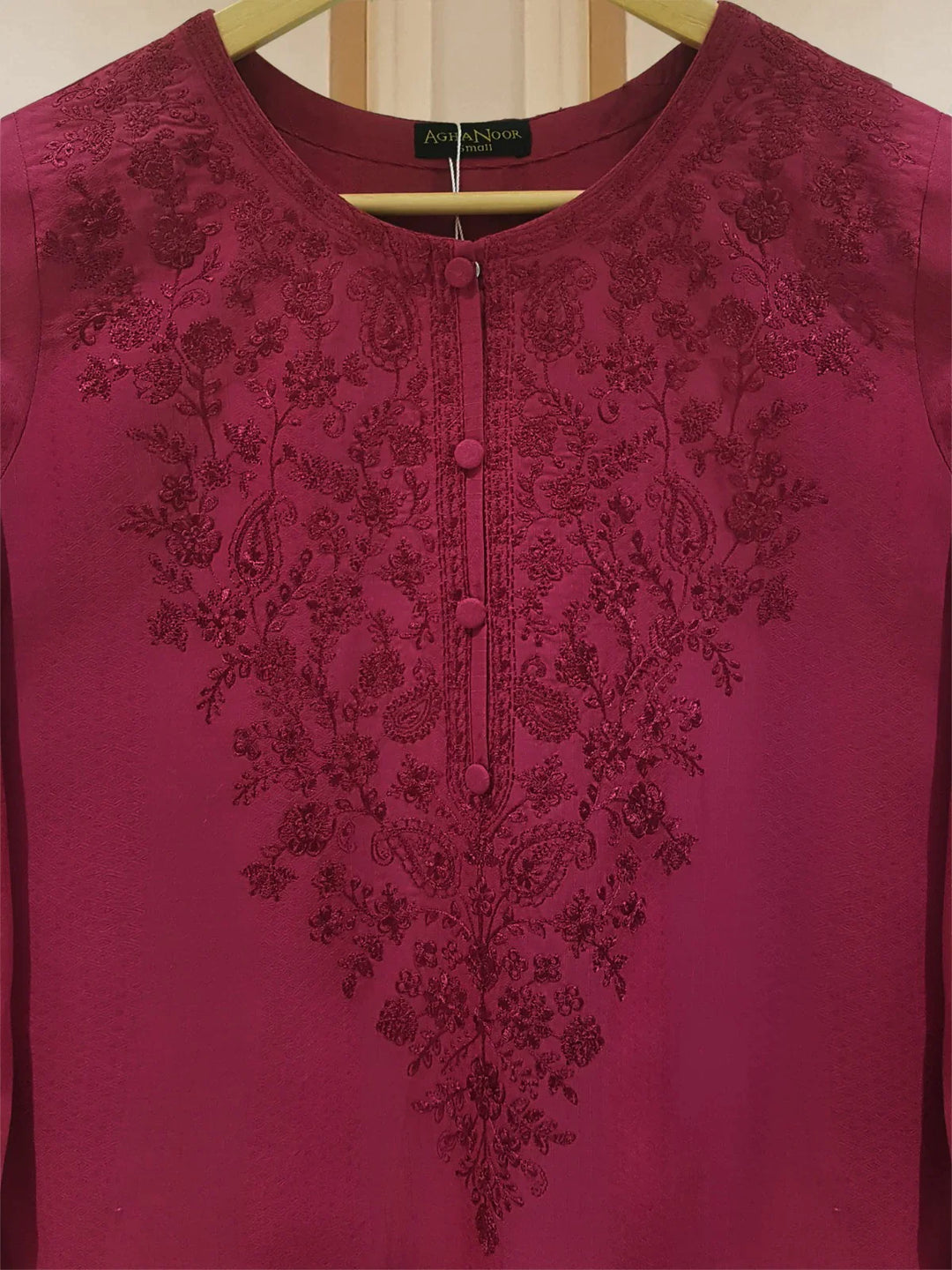 FINE JACQUARD EMBROIDERED SHIRT S107519