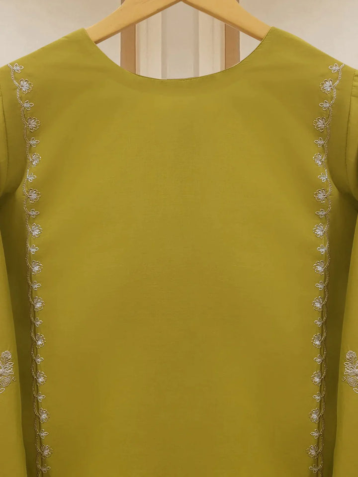TWO PIECE FINE PIMA FULLY EMBROIDERED SHIRT WITH PANTS S107562