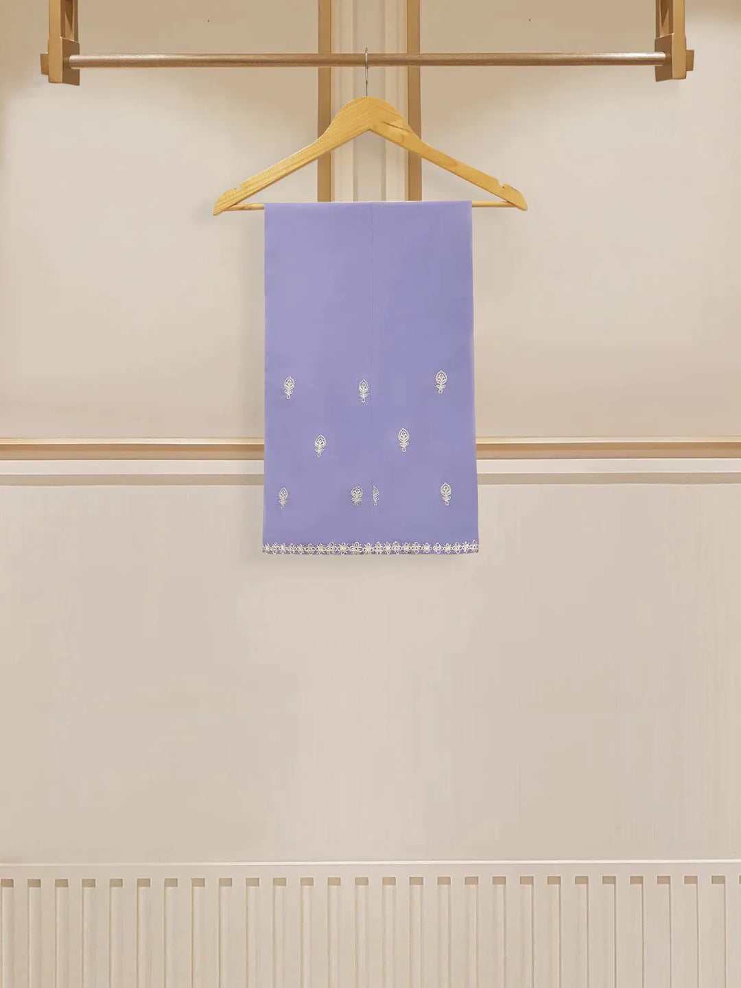 TWO PIECE FINE PIMA FULLY EMBROIDERED SHIRT WITH PANTS S107674