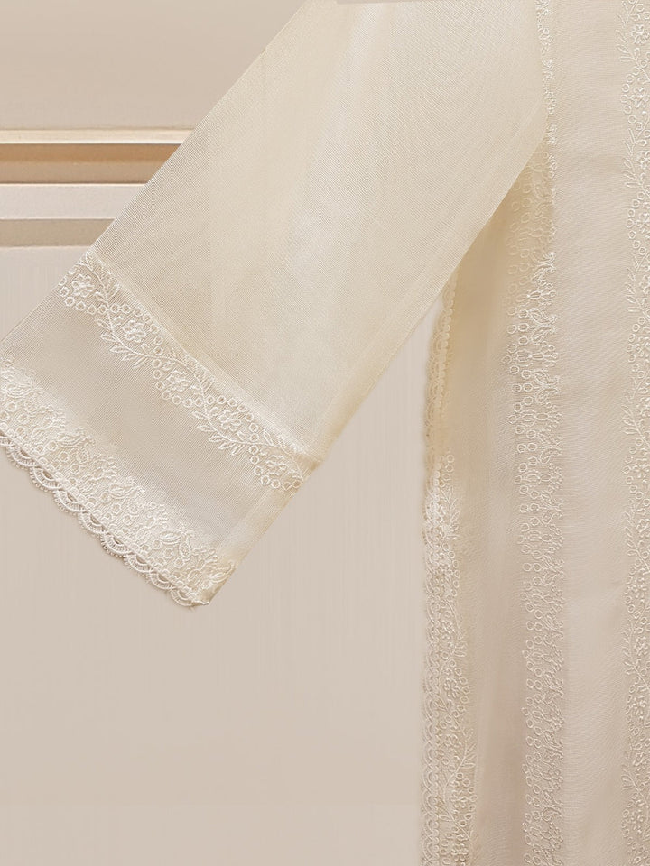 TWO PIECE PURE COTTON NET SHIRT WITH DUPATTA S107801