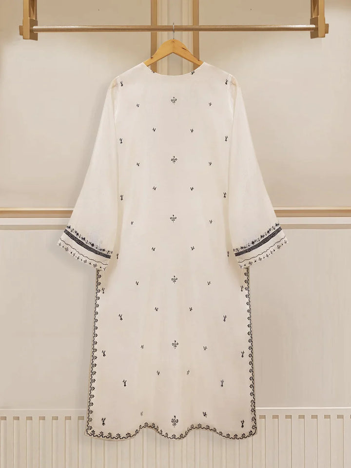 TWO PIECE PURE COTTON NET SHIRT WITH DUPATTA S107837