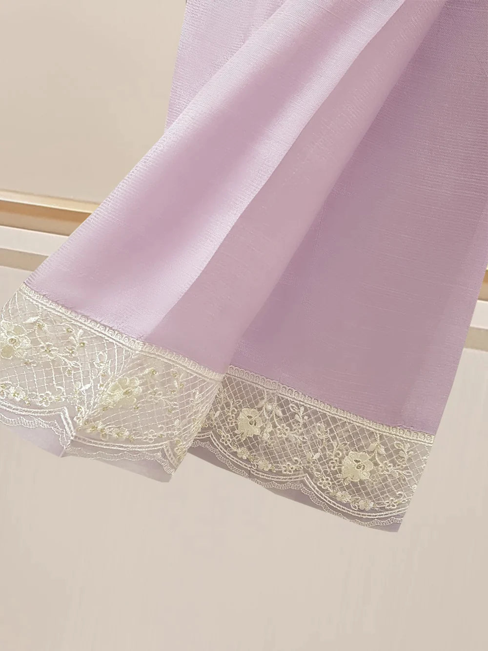 THREE PIECE PURE COTTON NET SHIRT WITH DUPATTA AND SILK PANTS S107858