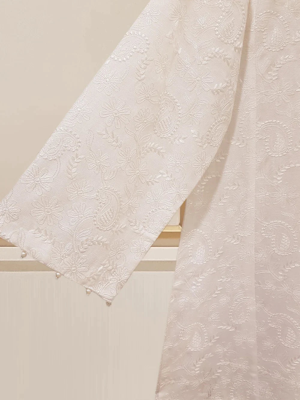 2 PIECE - EMBROIDERED KARANDI SUIT S107989