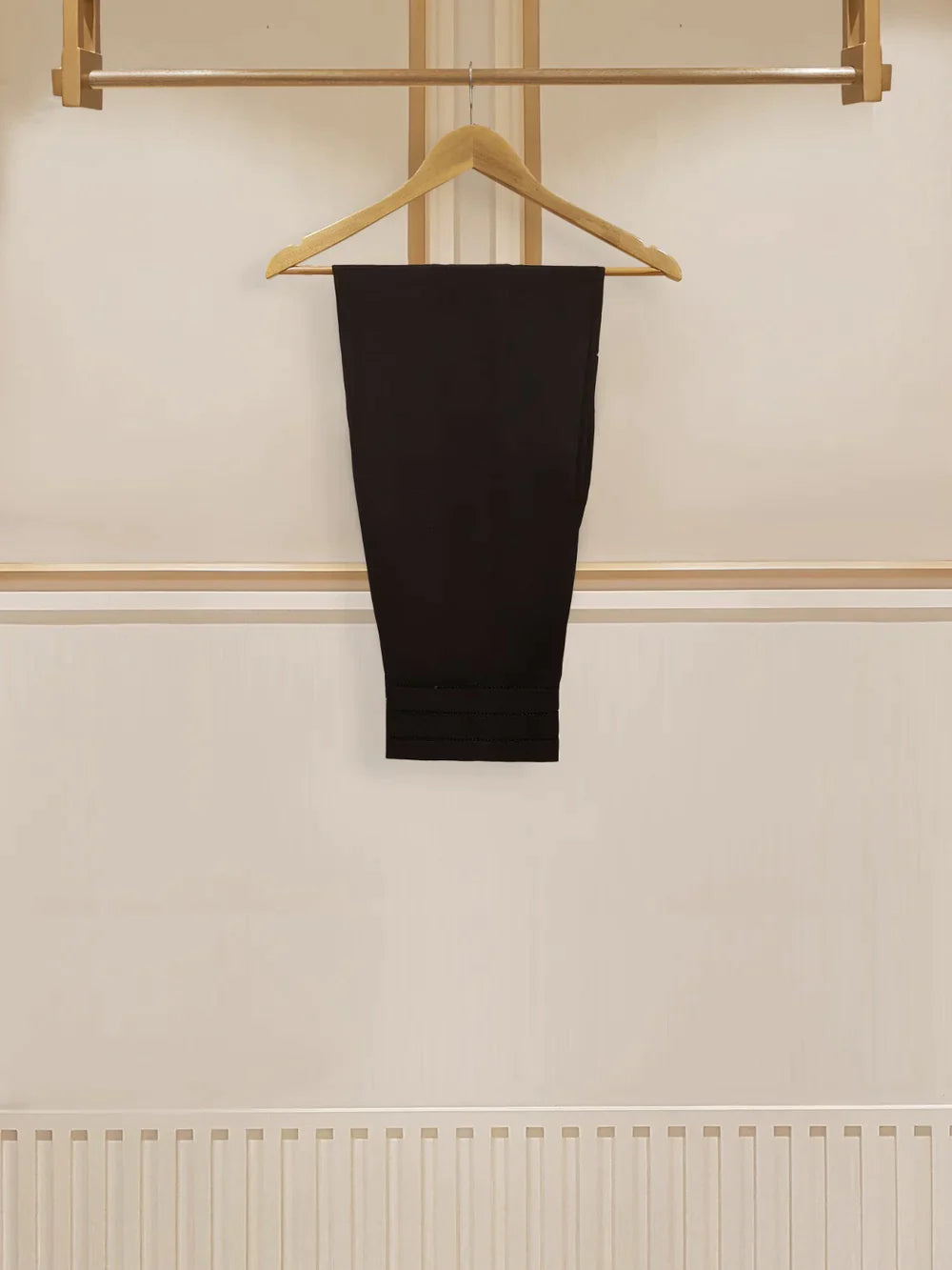 THREE PIECE PURE COTTON NET SHIRT WITH DUPATTA AND SILK PANTS S107995